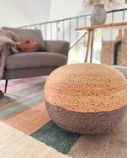 Pouf DUKI Jute Braun_1022690