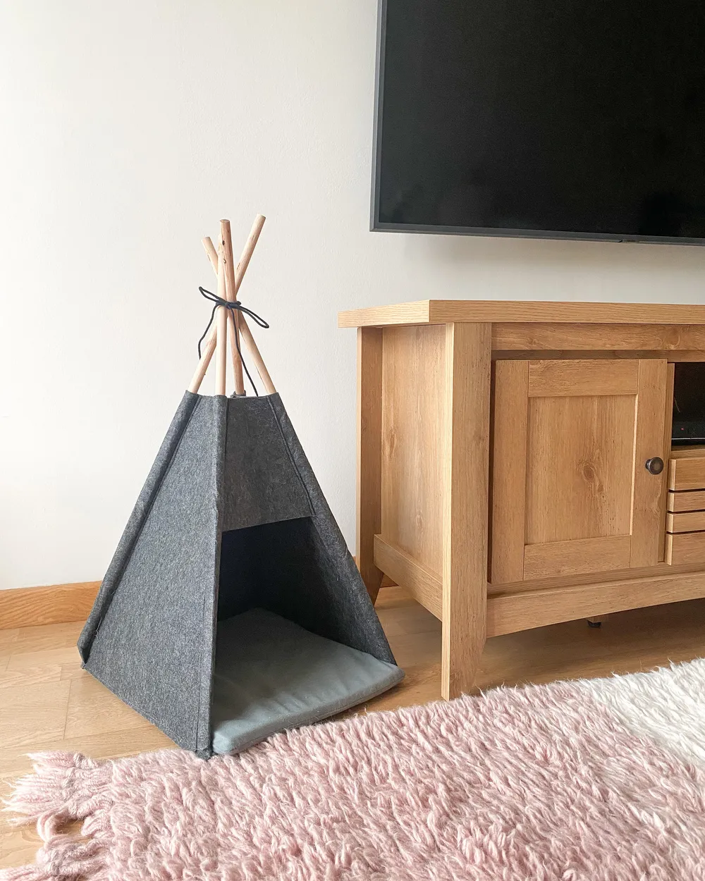 Tierbett ULUBEY Filz Dunkelgrau_823523