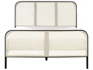 Bett mit Lattenrost Kiefernholz GONFARON 140 x 200 cm Schwarz_977075