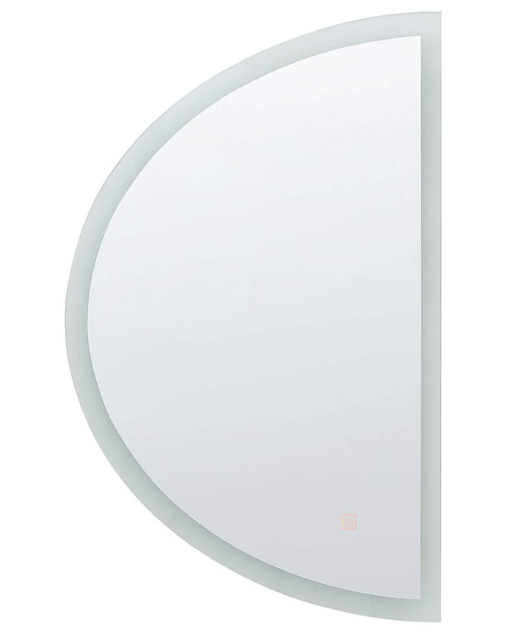 LED badkamerspiegel BEZONS 49 cm 80 cm Zilver
