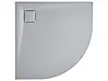 Shower Tray PARON 800 x 800 x 30 mm Grey