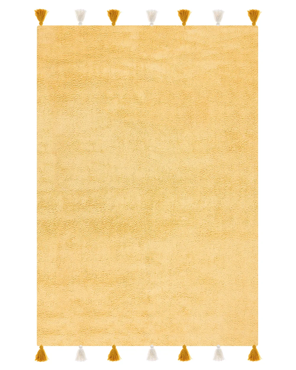 Kindervloerkleed KODINHI  Geel 140 x 200 cm Katoen