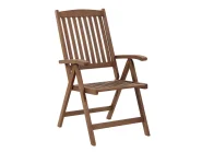 Gartenmöbel Set 6-Sitzer AMANTEA PREMIUM Akazienholz Blau_1070855