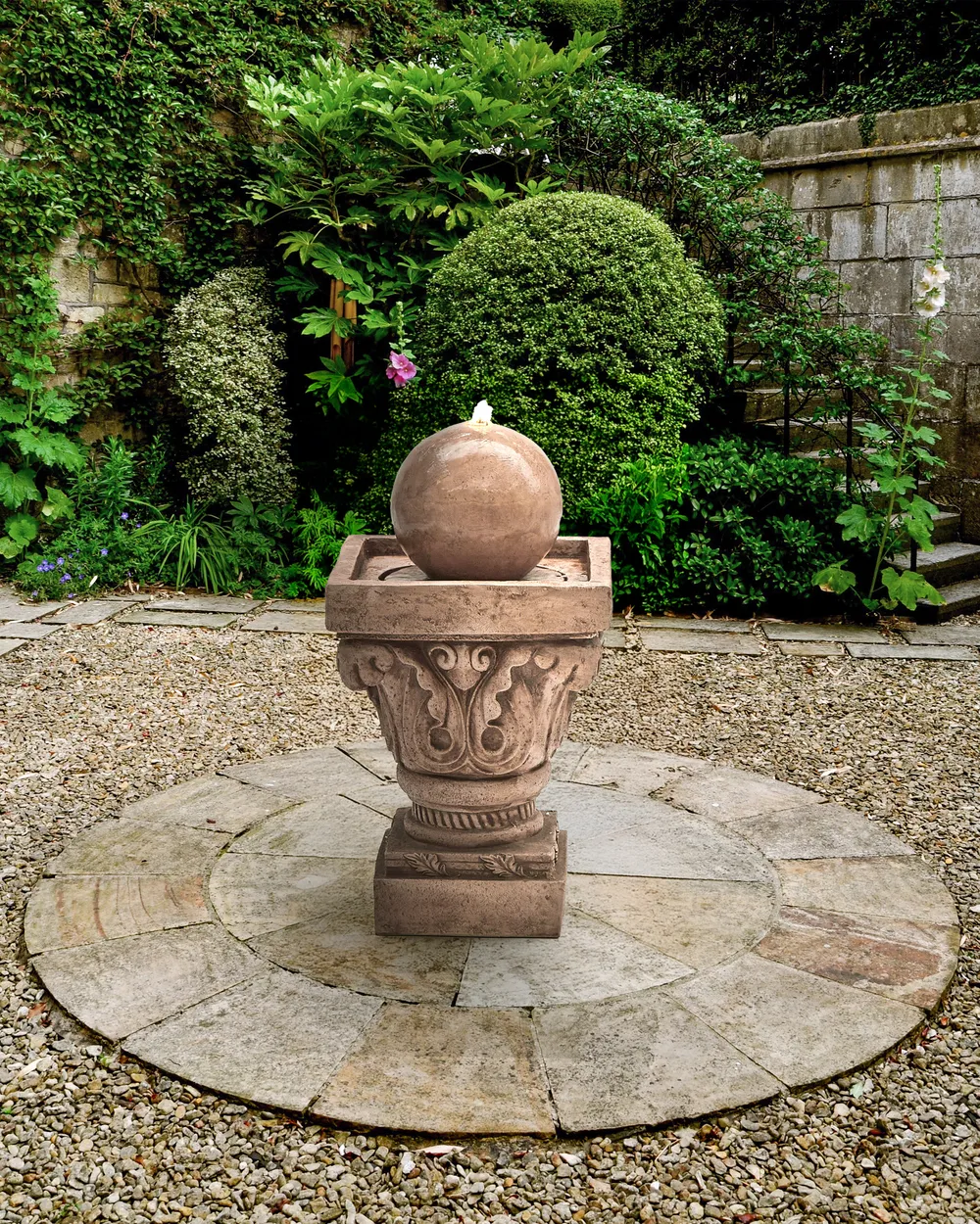 Gartenbrunnen VELINO Beige
