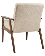 Sessel ESRUM Bouclé Dunkelbraun / Beige_943386