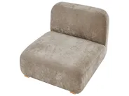 Modulsofa 3-Sitzer AMLI mit Ottomane Stoff Beige_1070347