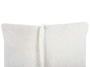 Ecksofa 4-Sitzer LUNGO mit Ottomane Bouclé Weiß linksseitig_962391