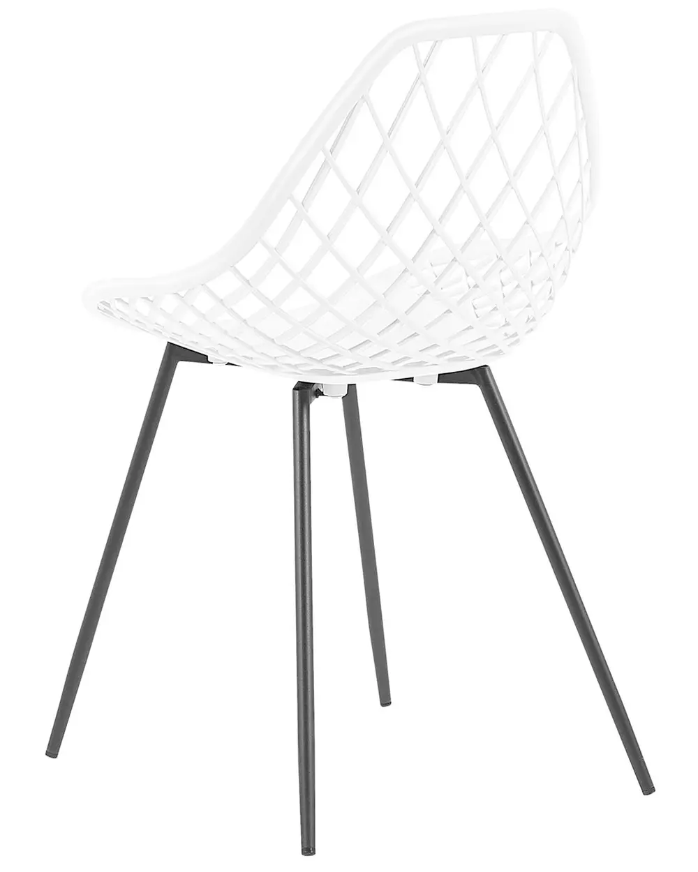 Set of 2 Dining Chairs CANTON White_775153