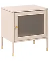 Nachttisch OSSETT Metall Beige