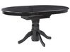 Ausziehbarer Esstisch AKRON Schwarz 106/150 cm 106 cm