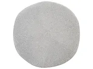 Throw Cushion SALVIA 30 x 30 cm Boucle Grey Solid_1183915