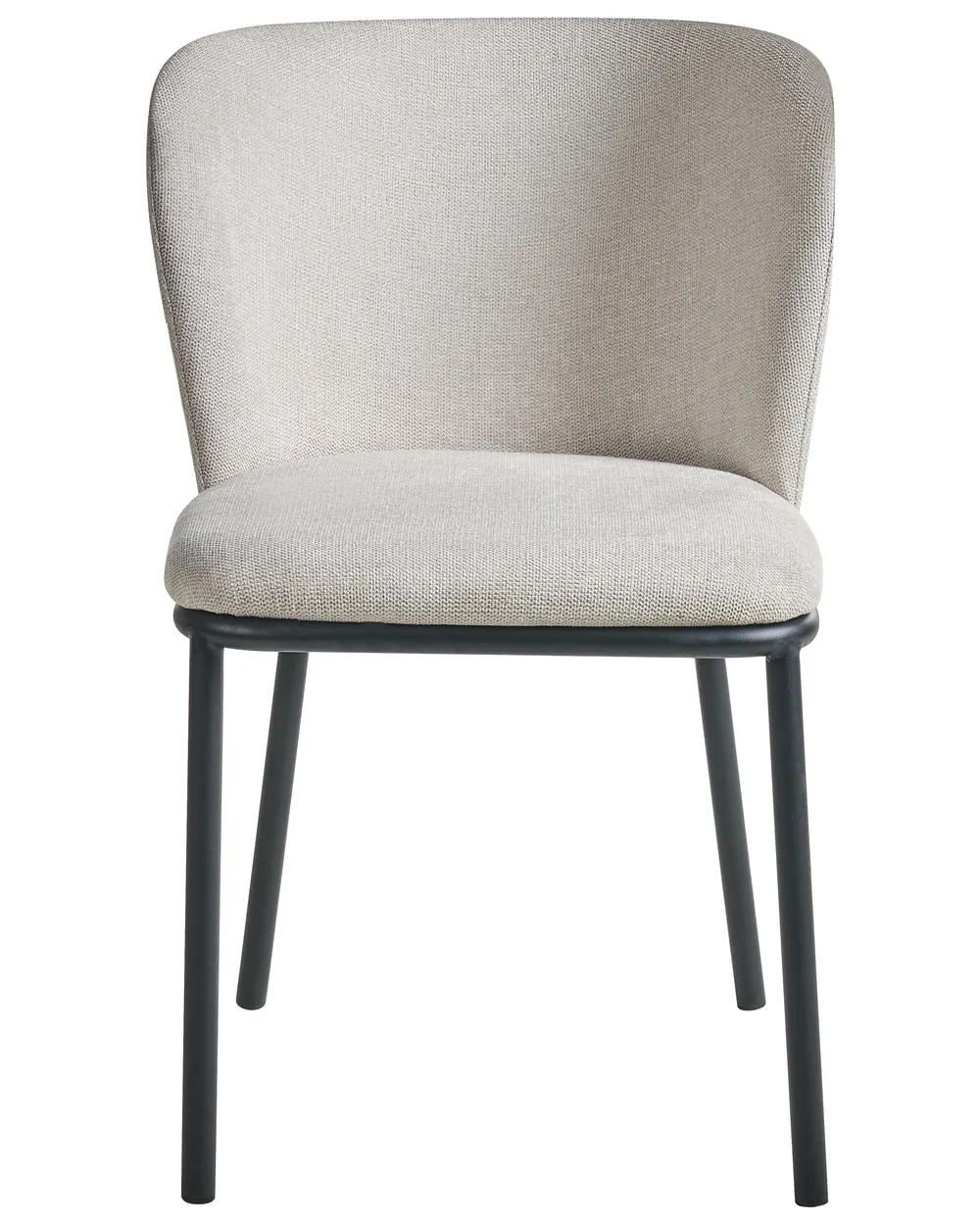 Esszimmerstuhl 2er Set ARTESIA Stoff Hellbeige_1020650