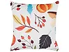 Dekokissen VISCARIA 45 x 45 cm Samtstoff Bunt Pflanzenmuster
