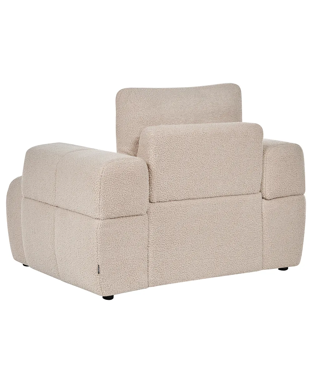 Fauteuil NARILLA Bouclé Beige_1161081