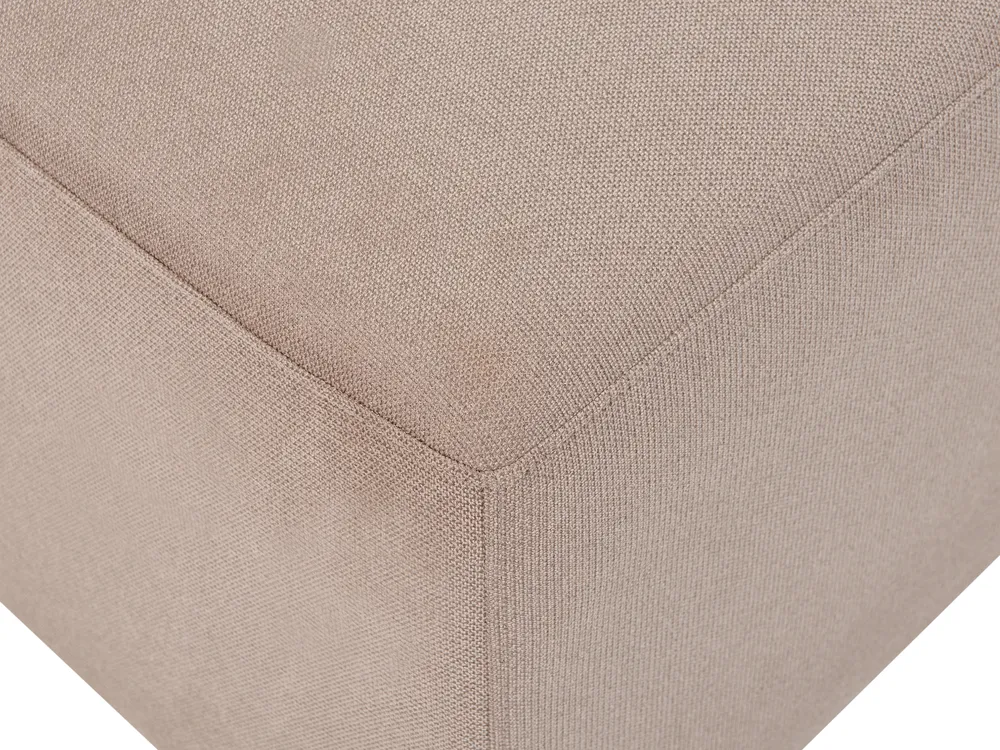 Ecksofa 4-Sitzer KOHLO mit Ottomane Stoff Taupe rechtsseitig_945128
