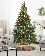Künstlicher Weihnachtsbaum LED PALOMAR 210 cm Grün_813119