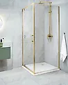 Duschkabine DARLI 70 x 70 x 185 cm Gold