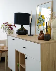 2 Door Sideboard ITACA Brown/ White_972868