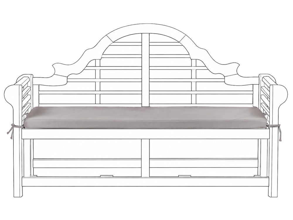 Bankauflage MARLBORO 151 x 46 cm Grau