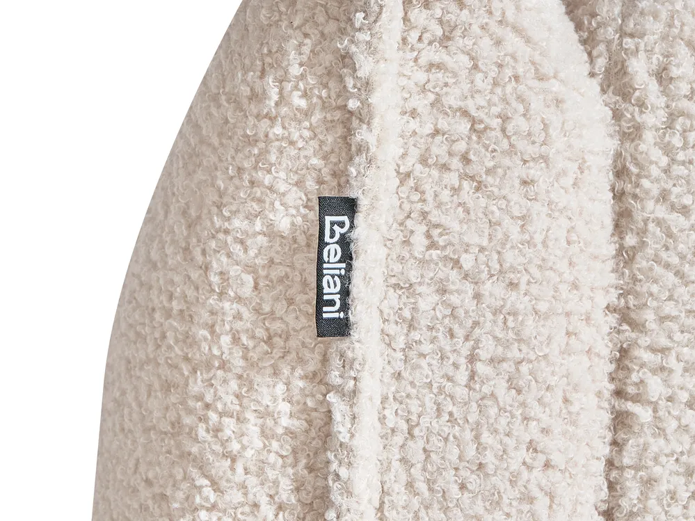Modulsofa 2-Sitzer MESNALI Bouclé Cremeweiß_1046278
