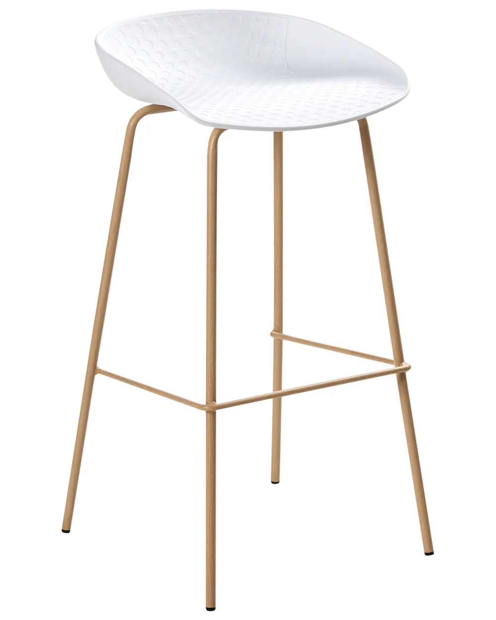 Set mit 4 Barstühlen VENLO Weiß_1012618