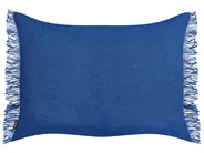 Dekokissen 2er Set MABA 50 x 35 cm Baumwolle Marineblau Ohne Muster_940210