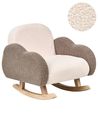 Kinderschaukelstuhl Wolke SKARE Bouclé Beige