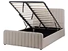 Ottoman Bed LUNAN Taupe 120 x 200 cm (EU Small Double)