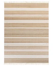 Teppich TALPUR Weiß 160 x 230 cm Jute_845622