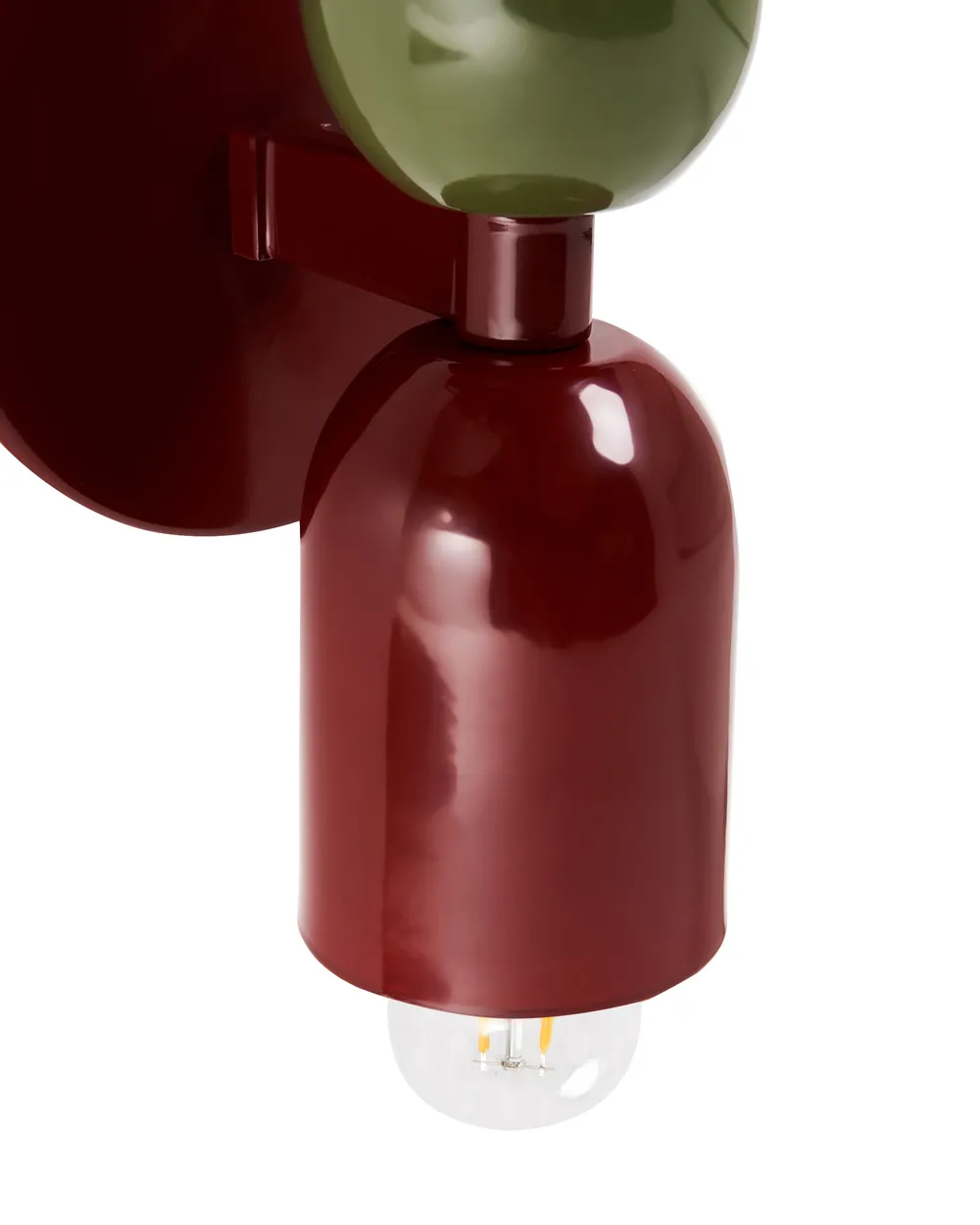 Wandlampe 2er Set TOPI Metall Rot / Grün_987520