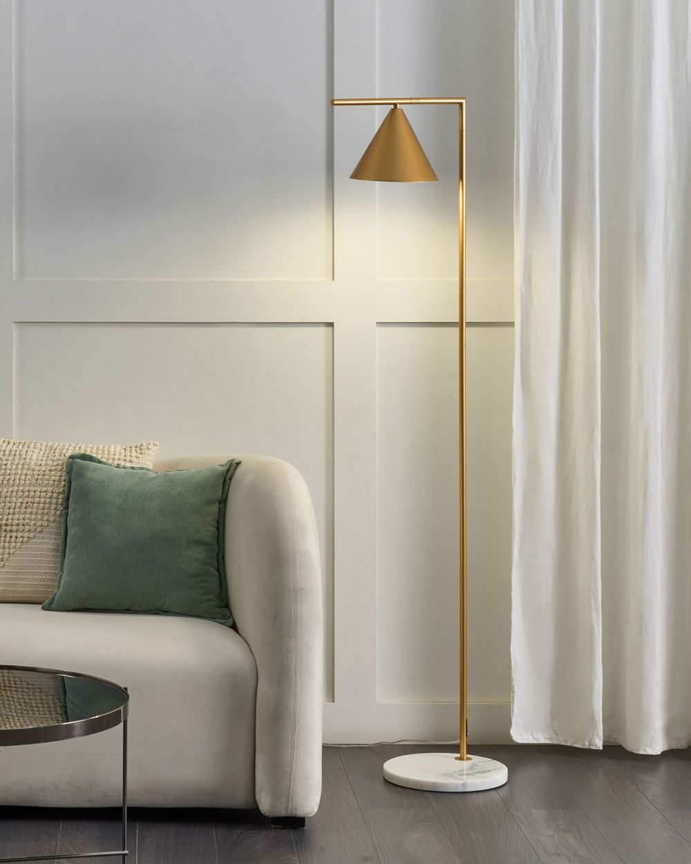 Floor Lamp MOCAL Metal Gold