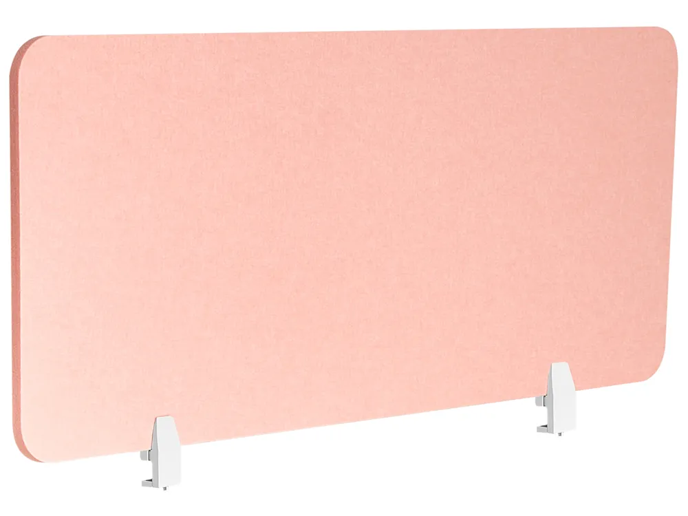 Schreibtischtrennwand SPLIT 160 x 50 cm Pfirsichrosa