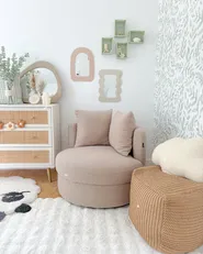 Sessel DALBY Bouclé Beige_982787