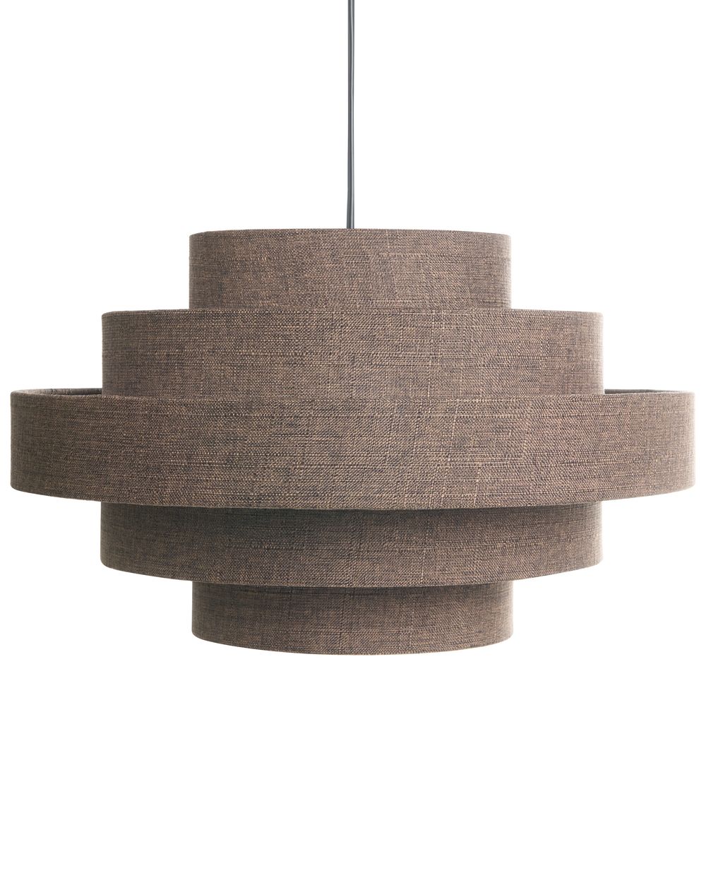 Oslonjena lampa EREBATO lan Smeđi