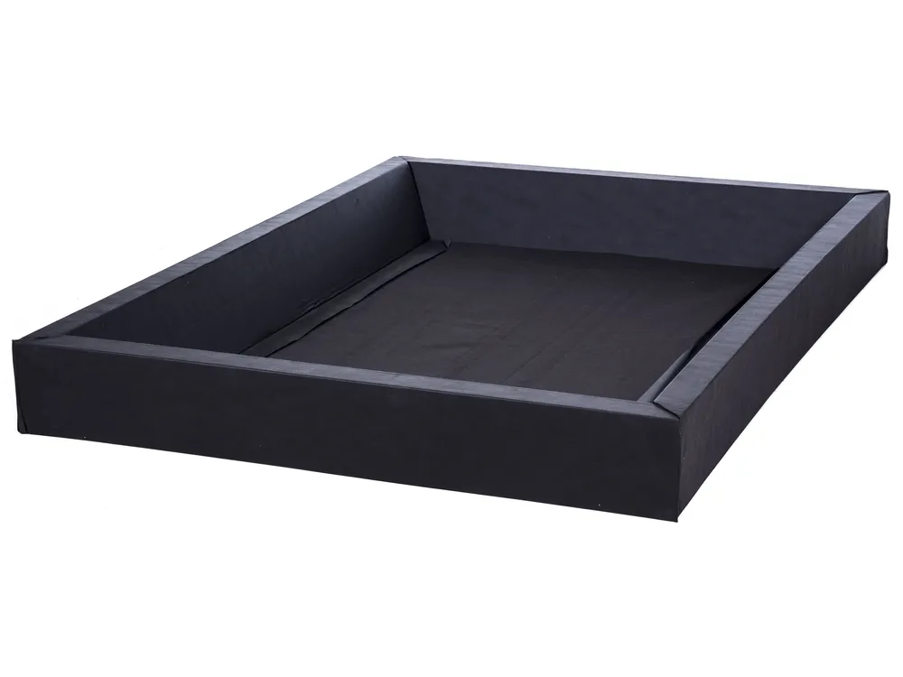 Wasserbett Samtstoff AVALLON 160 x 200 cm Marineblau_846884