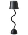 Kabellose LED Tischlampe VOUGA mit Dimmer Metall Schwarz