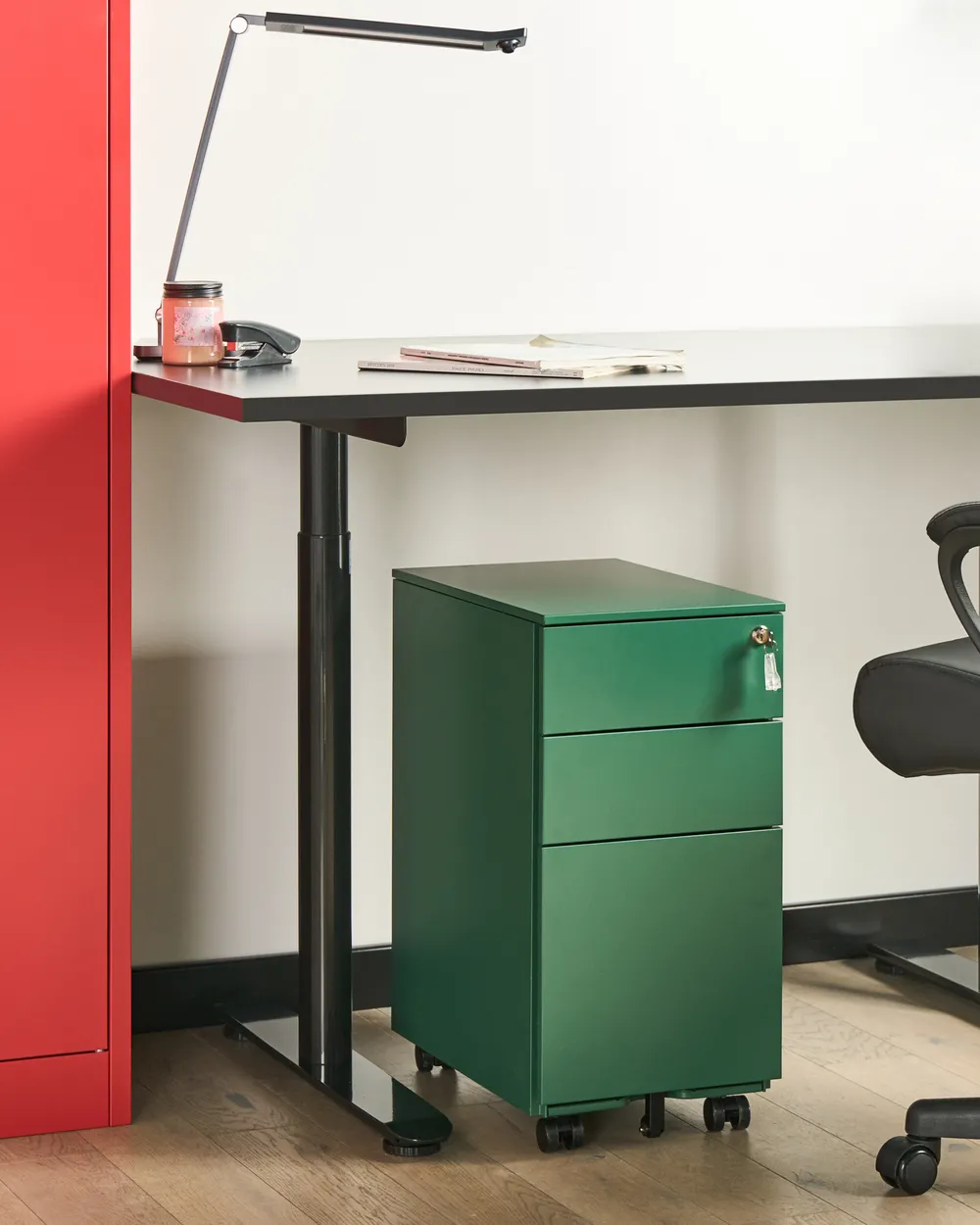 Büroschrank BOLSENA Metall Grün