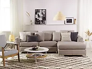 Ecksofa OSLO Stoff Beige linksseitig_1175807
