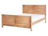 Bett mit Lattenrost Holz CHAMPAGNAT 140 x 200 cm Hellbraun