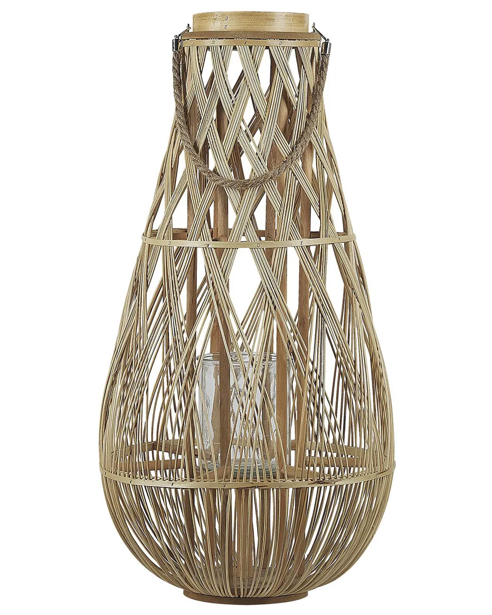 Laterne TONGA 77 cm Bambus Naturfarben