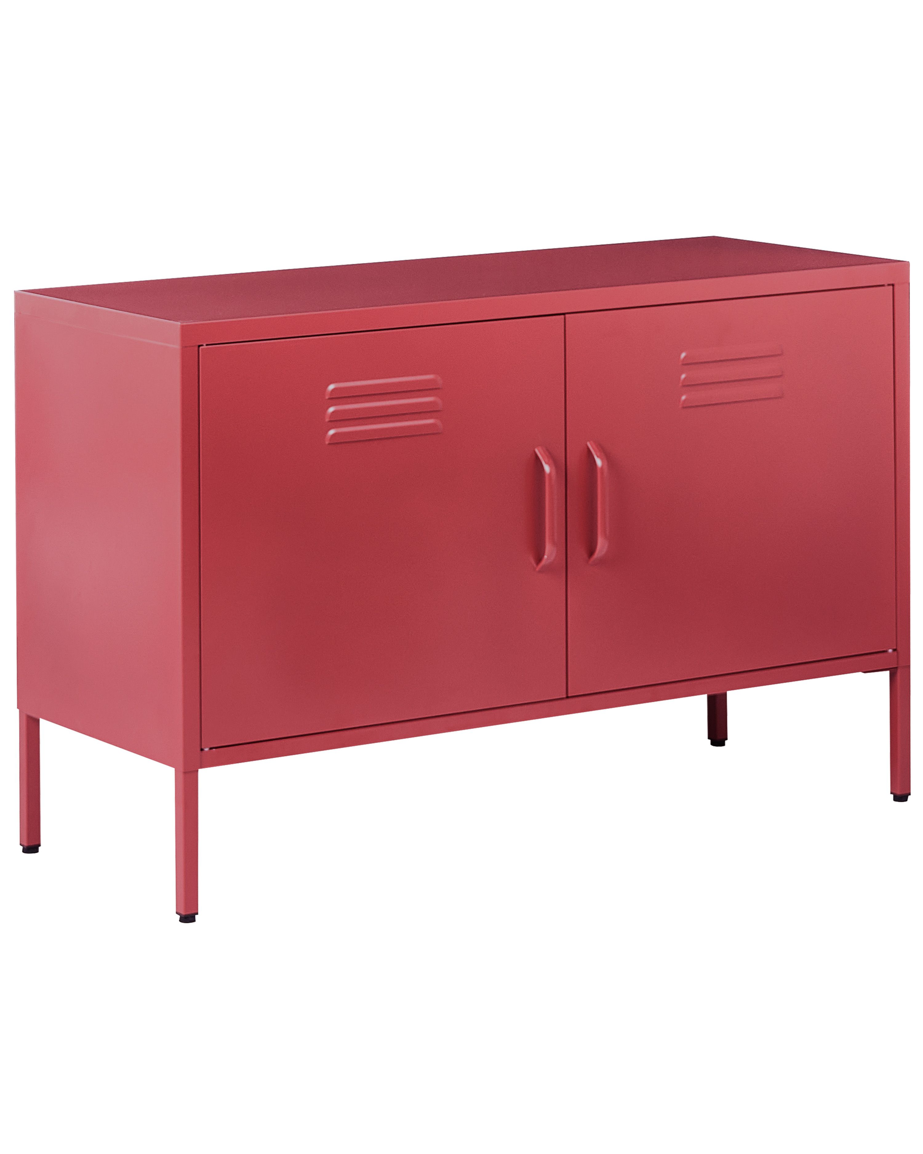 Storage Unit URIA Metal Red - Beliani.ro