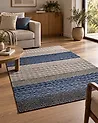 Rug AKKAYA Blue 140 x 200 cm Wool