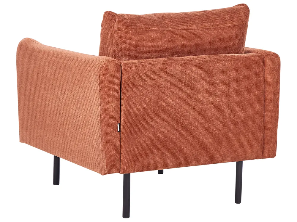 Sofa Set 5-Sitzer VINTERBRO mit Ottomane Chenillegewebe Goldbraun_907080