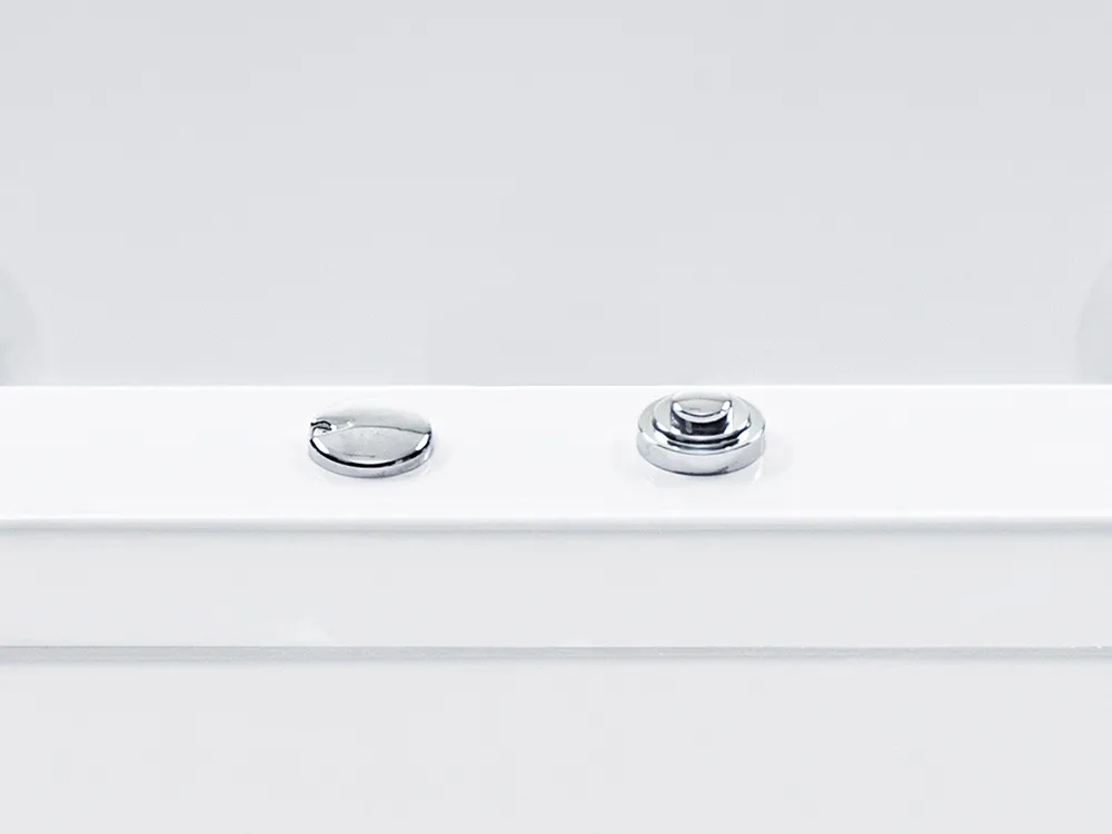 Corner Hot Tub with LED VARADERO 1830 x 900 mm White Left Hand_68155