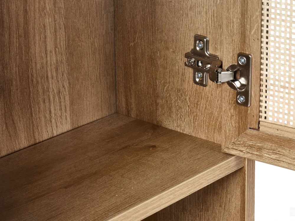 Bathroom Wall Mounted Cabinet ROSELL 40 cm Light Brown_952911