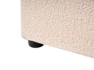 Ottoman Bed CHADENET Boucle Light Beige 140 x 200 cm (EU Double)_1151068