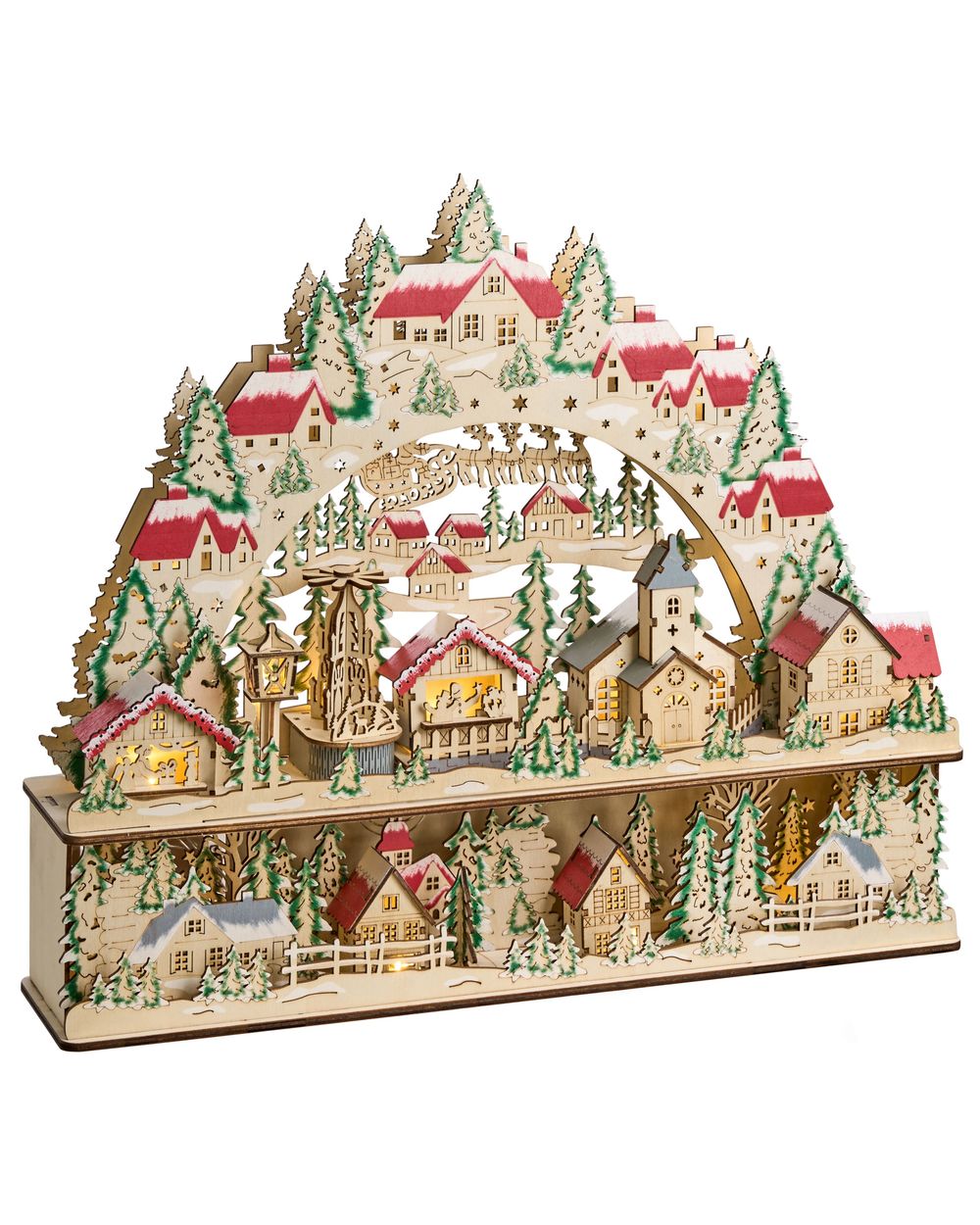 Weihnachtsdekoration LED BOLKESJO 39 cm Hellbraun