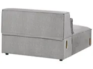 Modul Ecksofa 4-Sitzer HELLNAR Stoff Grau rechtsseitig_911928