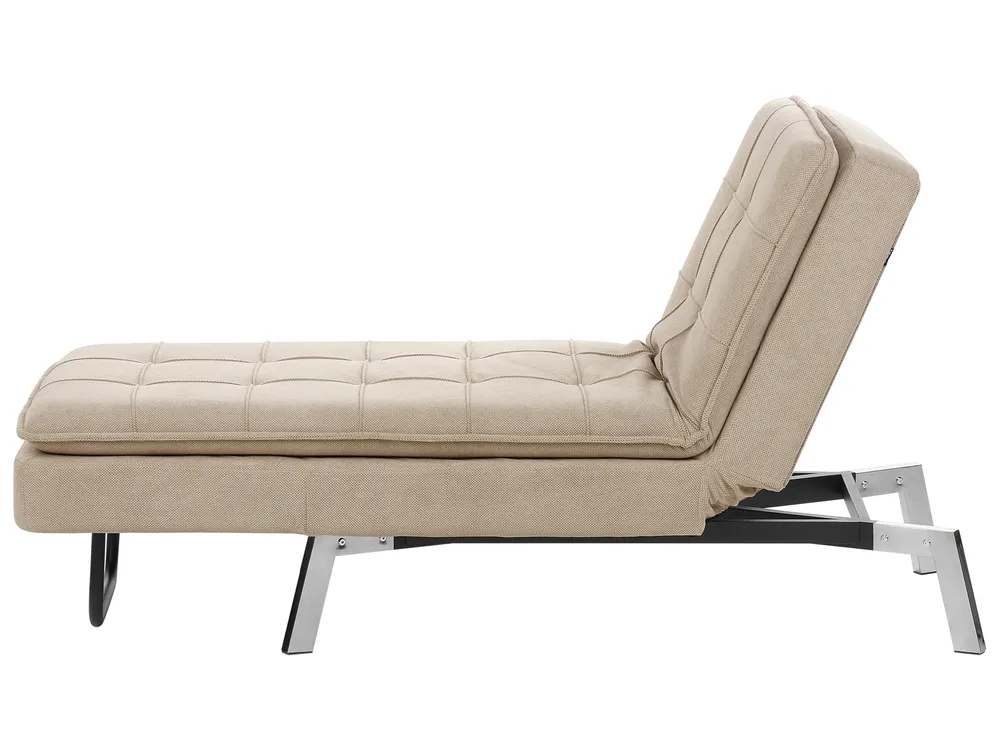 Chaiselongue LOIRET Stoff Beige_927294
