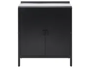 Outdoor-Küchenschrank VILAMA Schwarz Metall_872443